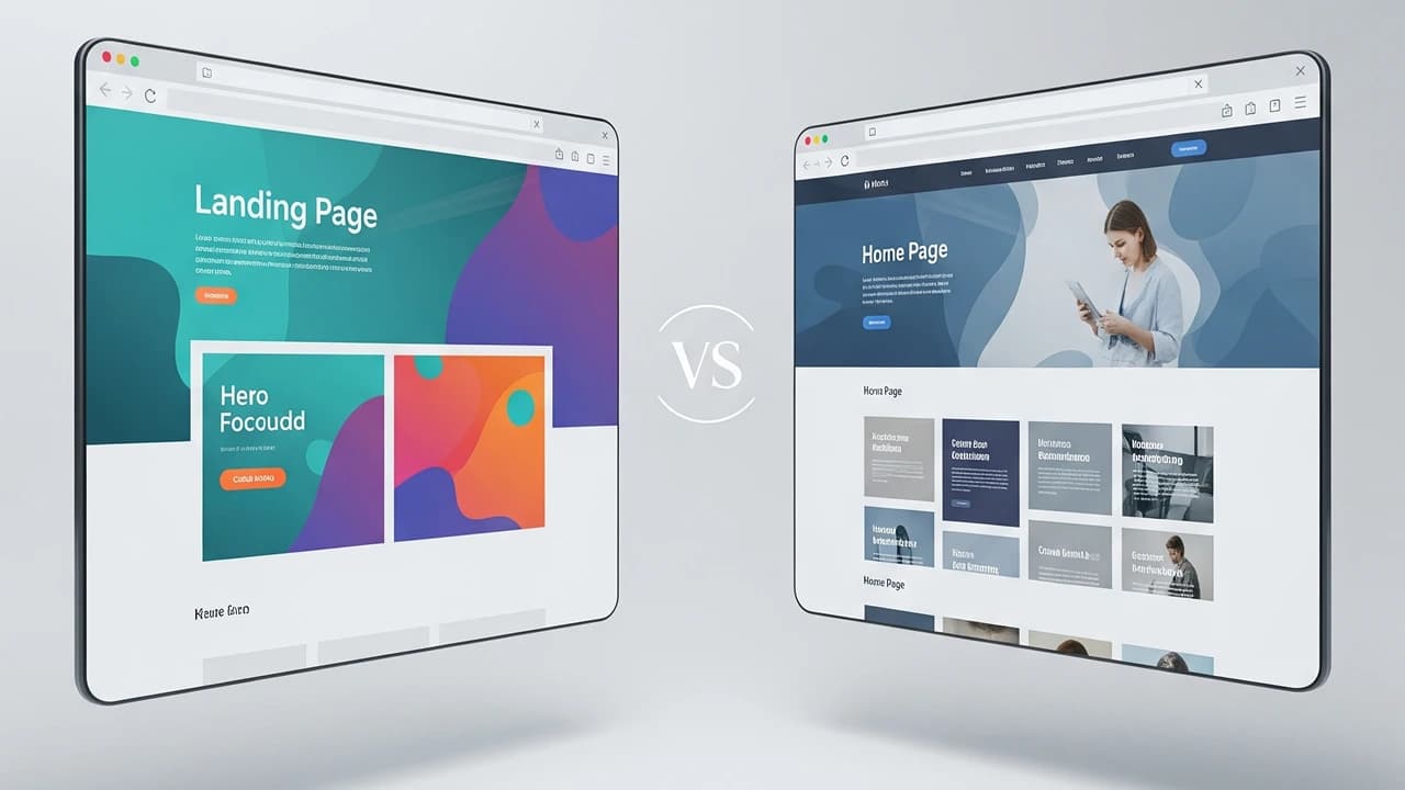 Landing Page vs. Site: O Guia Definitivo de Estratégia Digital e Conversão